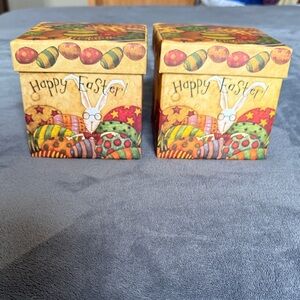 Easter Themed Decorative Boxes - Multicolor